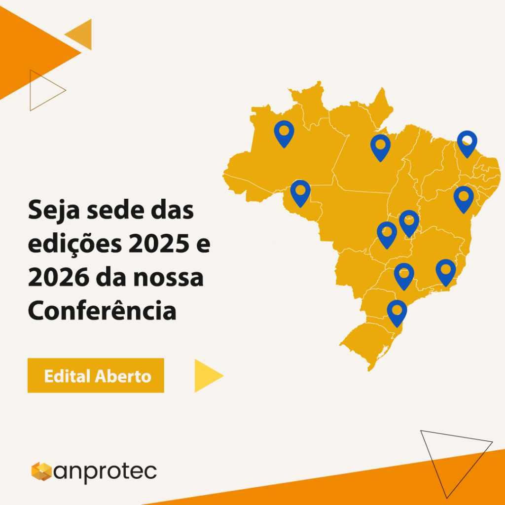 Seja a sede das edições 2025 e 2026 da Conferência Anprotec Anprotec