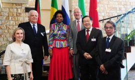 Minister of International Relations Maite Nkoana-Mashabane addre