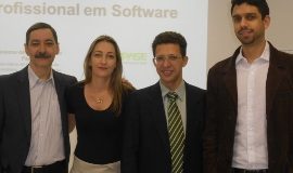 Flavio de Barros (presidente PISO), Andresa Zamoner (gerente administrativa PISO), Adilton Carneiro (diretor-presidente da Fipase) e Dalton Marques (gerente da Fipase) (270x203)