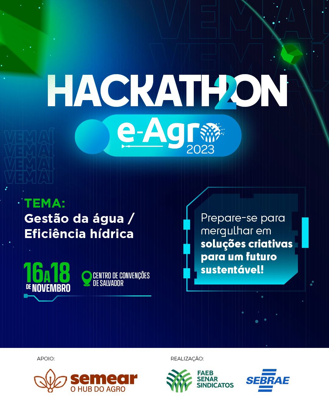 Inscrições Abertas Para O Hackathon E Agro Do Hub De Inovação Do Sistema Faebsenar Anprotec 