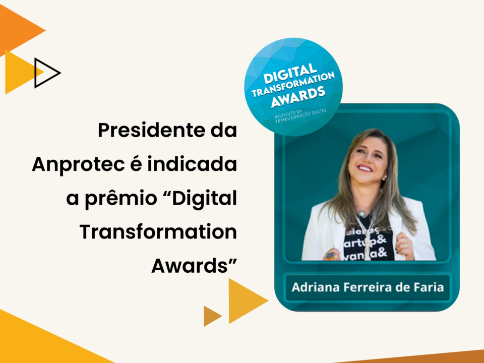 Card de divulgação prêmio que Adriana Faria concorre