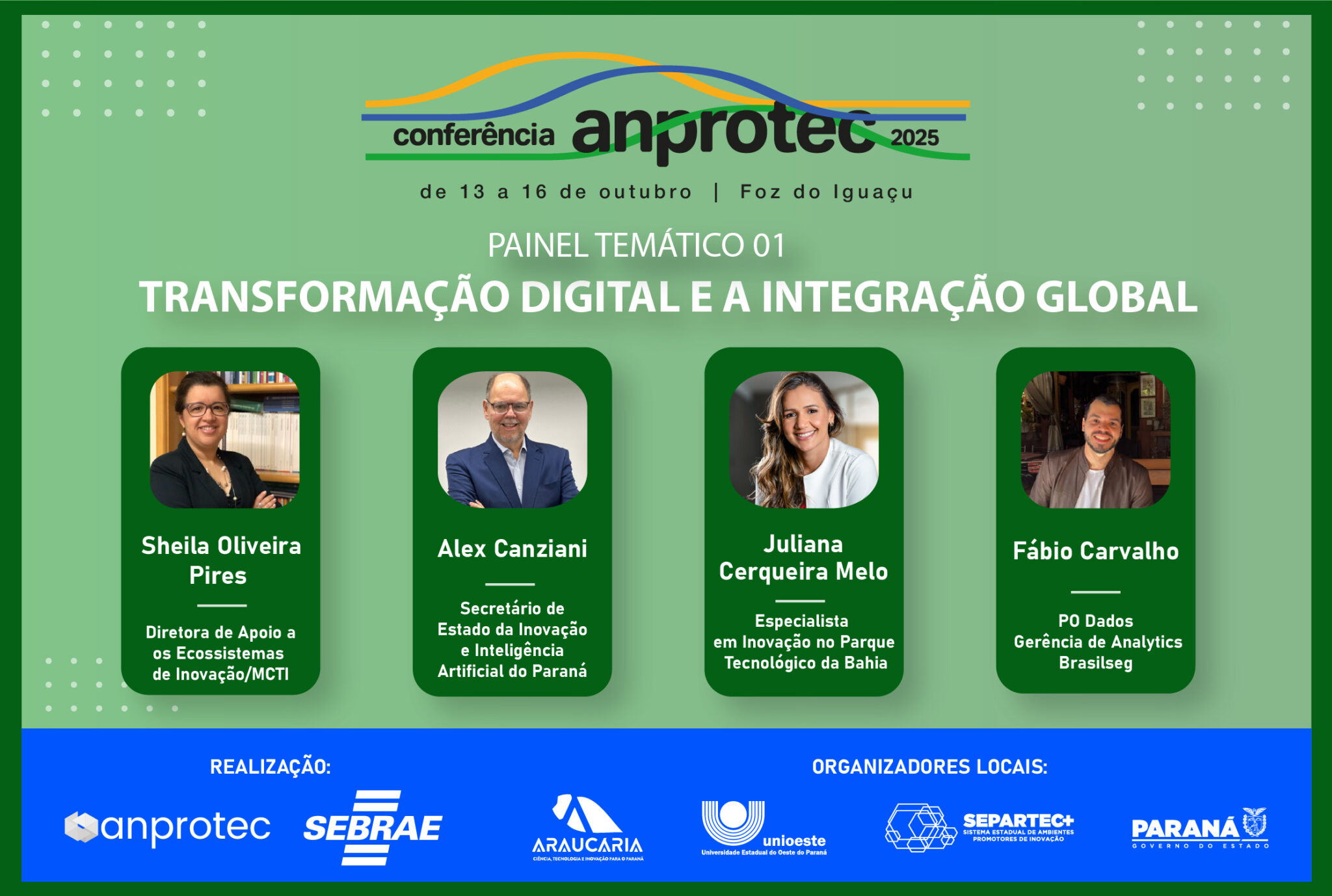 Painel da 35ª Conferência Anprotec destaca papel da integração global nos ecossistemas de inovação
