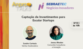 Estratégias para captação de investimentos são tema do último AnproTalks Especial Sebraetec NI de 2025