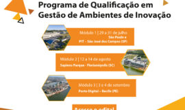 Programa de Qualificação em Gestão de Ambientes de Inovação amplia prazo de inscrições e atualiza calendário dos módulos