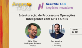 AnproTalks Especial discute estratégias práticas para estruturar processos e rotinas operacionais em negócios inovadores